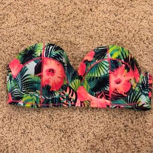 Floral Push-Up Bikini Swim Top